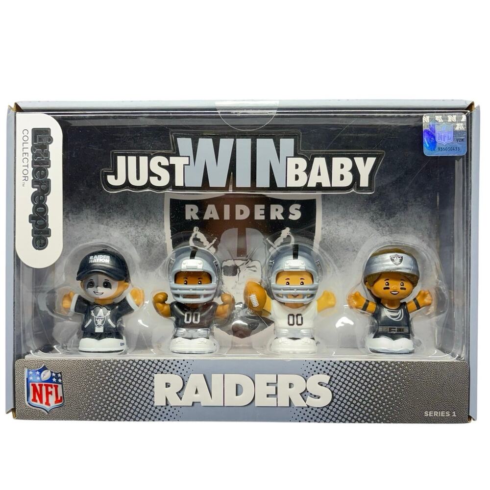 NEW Little People NFL Raiders Collectors Set